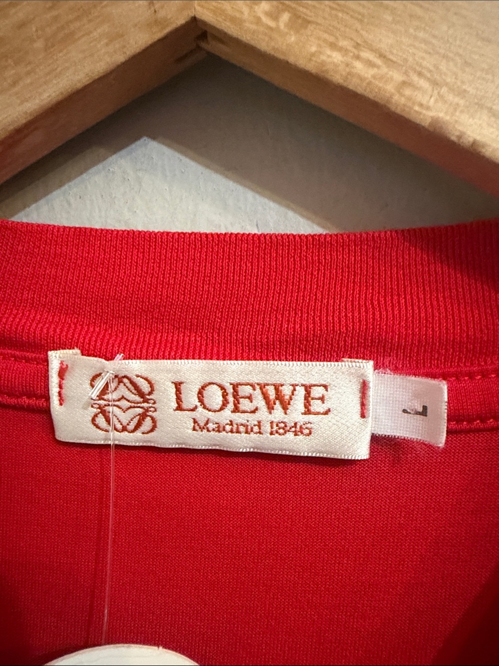 Loewe Red Short-Sleeve Pocket Tee - Picture 3 of 3